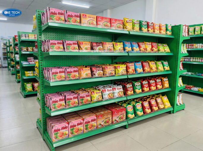Giới thiệu về kệ trưng bày bim bim Huế