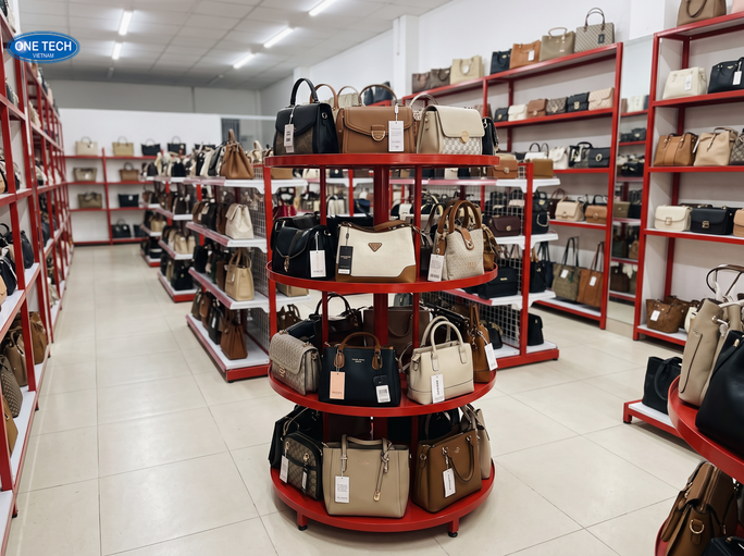Những lưu ý khi lựa chọn kệ trưng bày túi xách Huế
